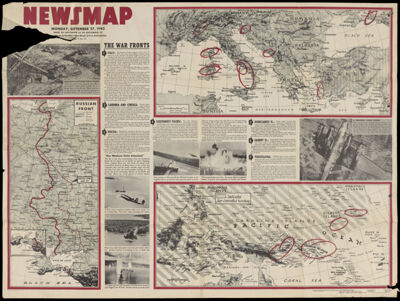 Newsmap, vol. 2, no. 23, Monday, Sept. 27, 1943 / Progress of the war of interest to every American fighting man
