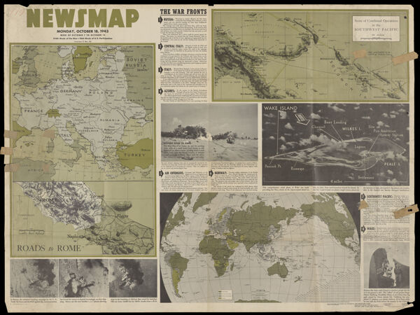 Newsmap, vol. 2, no. 26, Monday, Oct. 18, 1943 / Target Tokyo