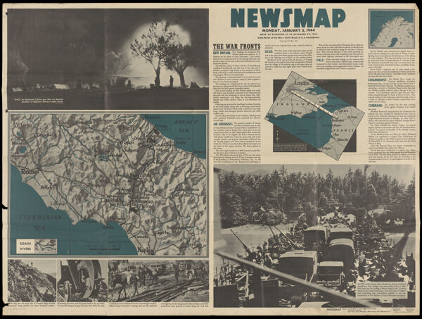 Newsmap, vol. 2, no. 37, Monday, Jan. 3, 1944