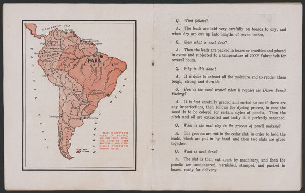 Map showing Para, in Brazil...