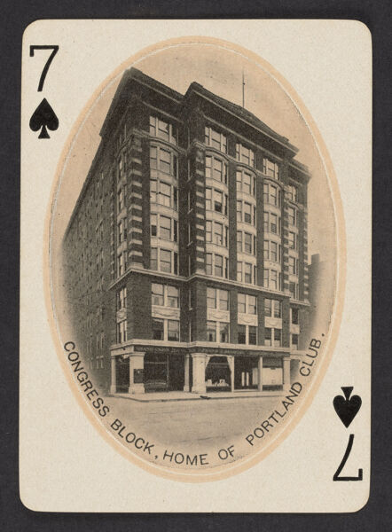 Congress Block, Home of Portland Club.