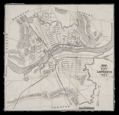 Map of the city of Lawrence, Mass.
