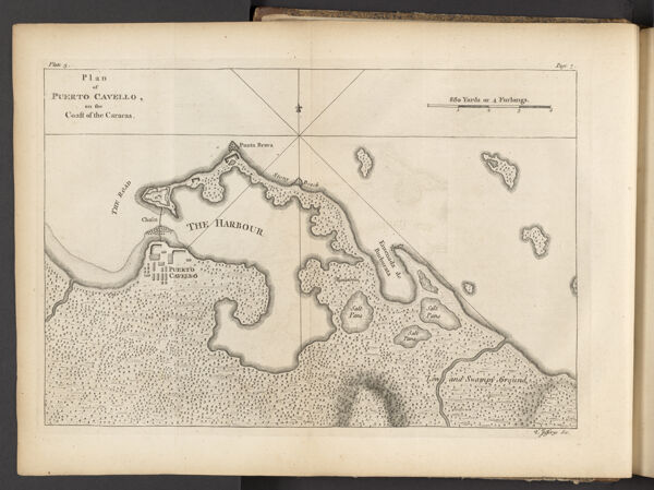 Plan of Puerto Cavello, on the Coast of Caracas.