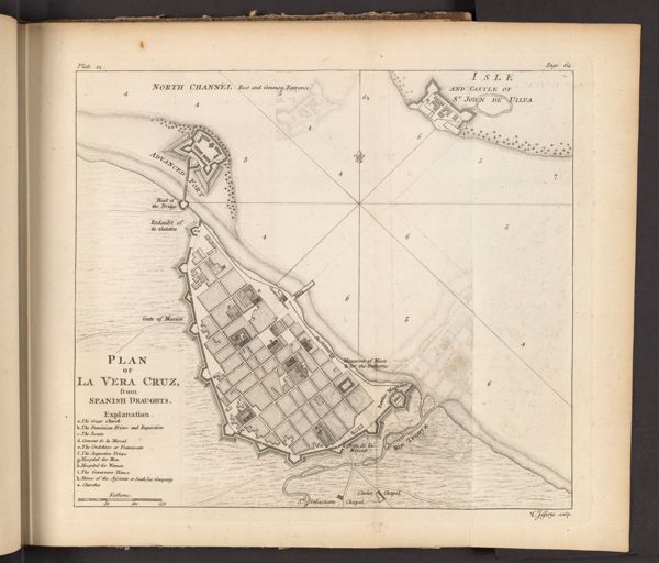 Plan of La Vera Cruz, from Spanish Draughts.