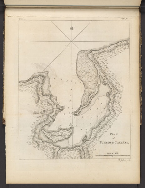 Plan of Puerto de Cavañas.
