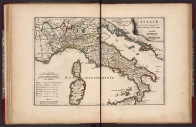 L'Italie Par N. de Fer. Geographe de Monseigneur le Dauphin