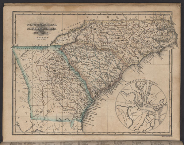North Carolina, South Carolina, and Georgia