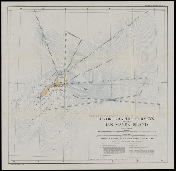 Plate 4: Hydrographic Surveys Around Jan Mayen Island