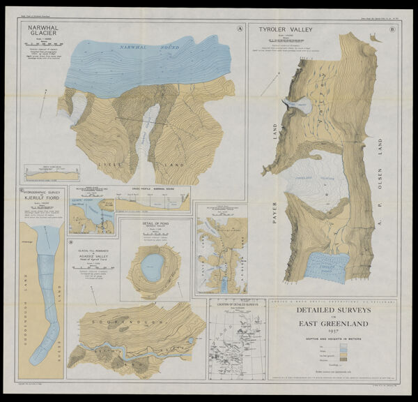 Plate 7: Detailed Surveys in East Greenland
