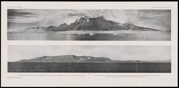 Plate 8: The southwest side of Traill Island...