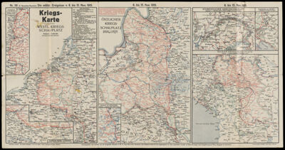 Kriegs-Karte : Westl. Kriegs-Schauplatz