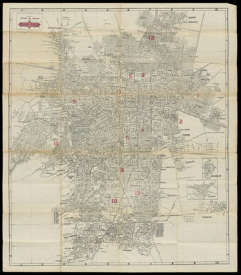 Plan de la ciudad de Mexico