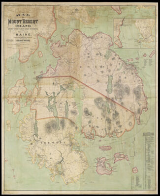 Map of Mount Desert Island