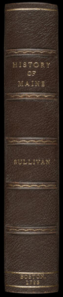History of Maine, Sullivan. Boston, 1795 [Spine]