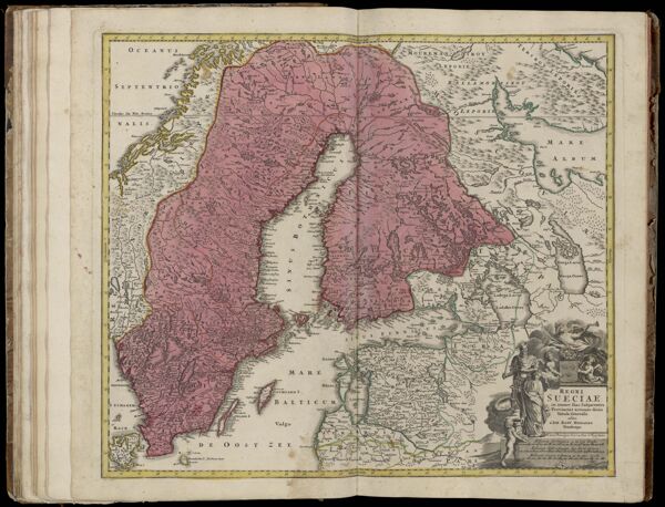 Regni Sueciae in omnes suas Subjacentes Provincias accurate divisi tabula generalis