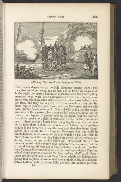 Attack of the French and Indians at Wells.