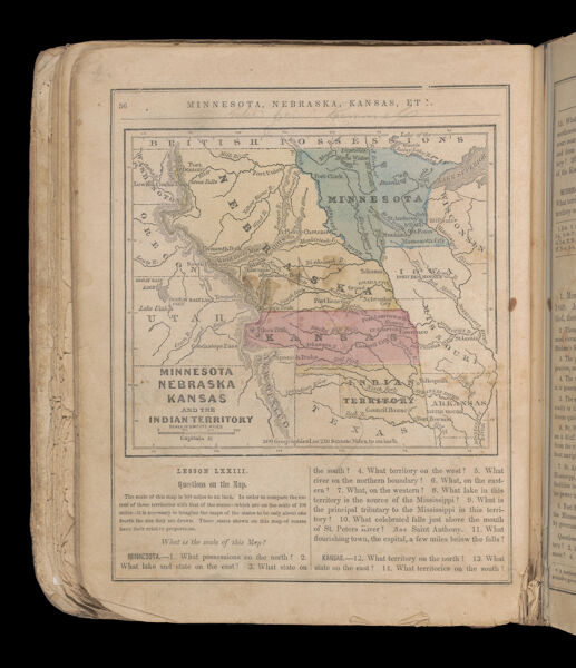 Minnesota,  Nebraska, Kansas and the Indian Territory