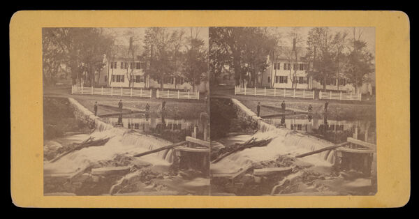 Mill Stream, and Hapgood's Residence.