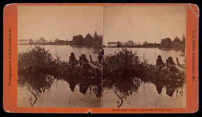 Mooshead Lake. —Kineo House from Cove.