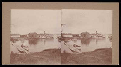 Landing at Greenville Junction, Me, Sept 1907 D. W. Weaver