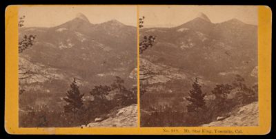 No. 942. Mt. Star King, Yosemite, Cal.