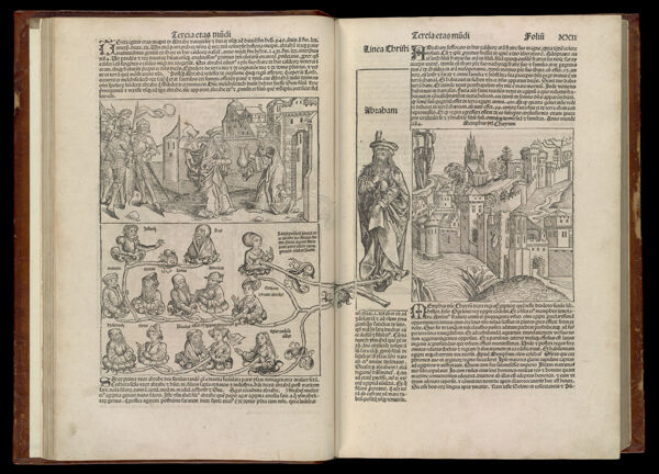 [The Third Age of the World - Folio XXII recto] Memphis vel Ebayrum [Memphis or Cairo]
