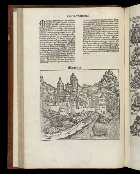 [The Third Age of the World - Folio XXXIX verso] Maguncia [Mainz]