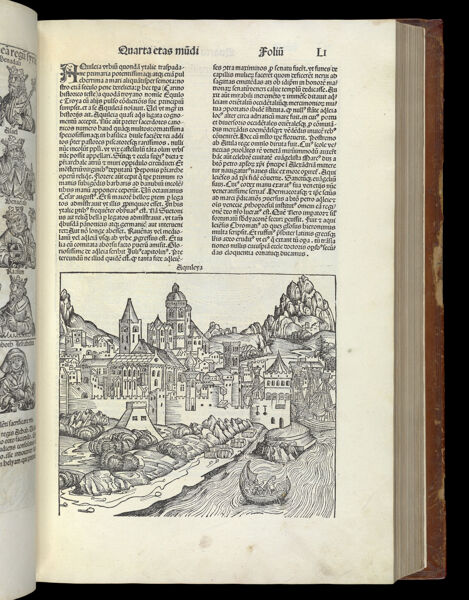 [The Fourth Age of the World - Folio LI recto] Aquileya [Aquileia]