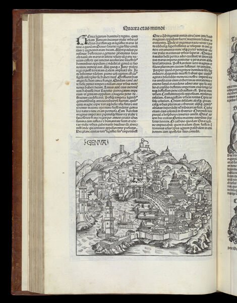 [The Fourth Age of the World - Folio LVIII verso] Genva [Geneva]