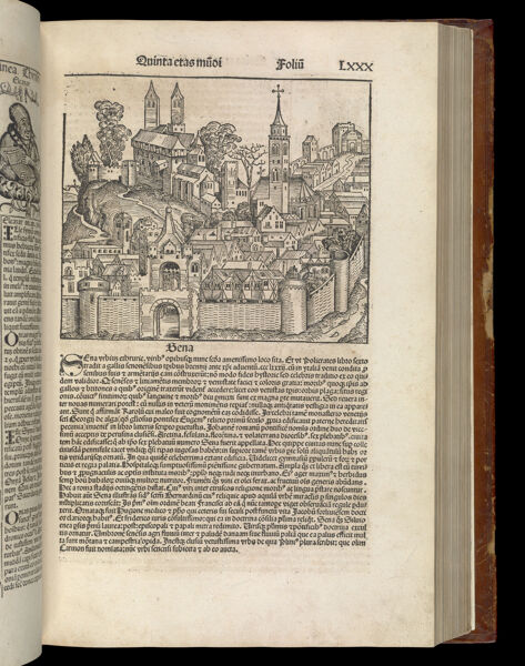 [The Fifth Age of the World - Folio LXXX recto] Sena [Siena]