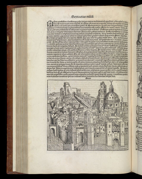 [The Sixth Age of the World - Folio CX verso] Metis [Metz]