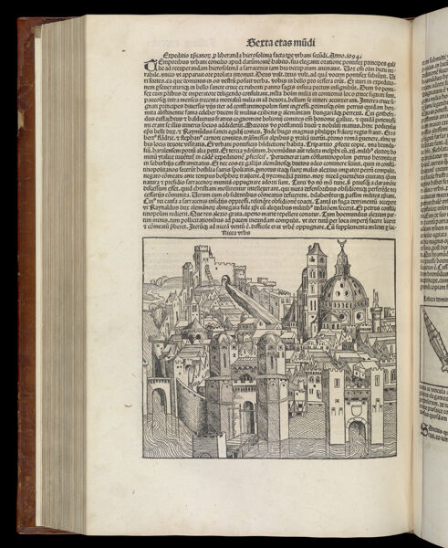 [The Sixth Age of the World - Folio CXCIIII verso] Nicea urbs [Nicea]