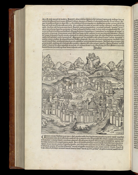 [Addenda - Folio CCXC verso] Italia [Unidentified city view in Italy]