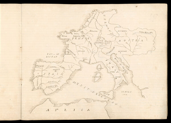[Untitled Map of Western Europe]