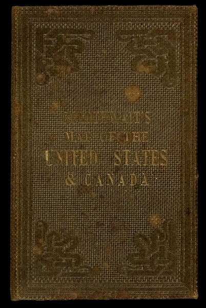 Goldthwait's map of the United States, British Provinces, Mexico, Central America, West India Islands : exhibiting the railroads with their distances, single and double tracks & width of gauge by J.H. Goldthwait published by D. Chester