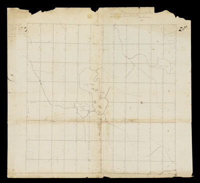 Plan of township no. one in the sixth range copied from Marshall's Plan by Eben. Greenleaf