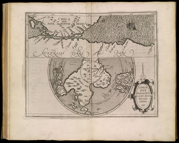 Chica sive Patagonica et Australis Terra. 1597