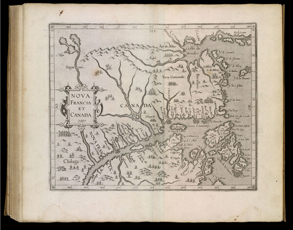 Nova Francia et Canada 1597.