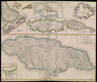 A new map of the English empire in the ocean of America or West Indies