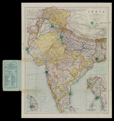 India with Burma and Ceylon.