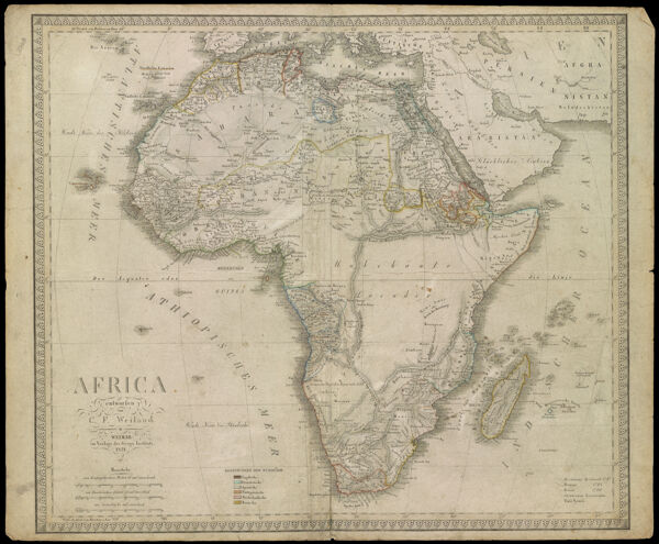 Africa entworfen von C.F. Weiland