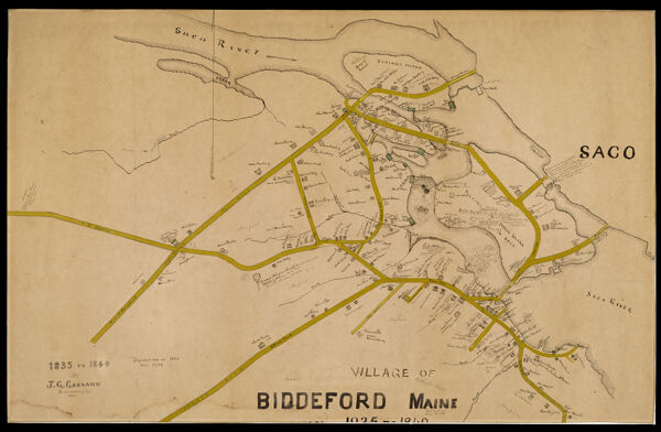 Village of Biddeford, Maine 1835-1840