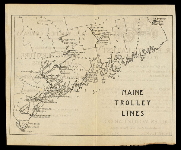 Maine Trolley Lines