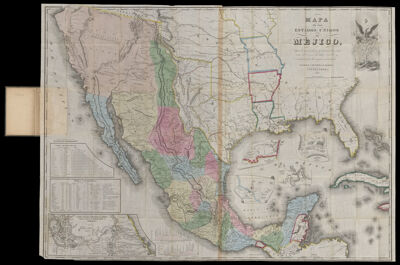 Mapa de los Estados Unidos de Mejico, California &c segun lo organizado y definido por las varias actas del congreso de dicha Republica y construido por las mejores autoridades.