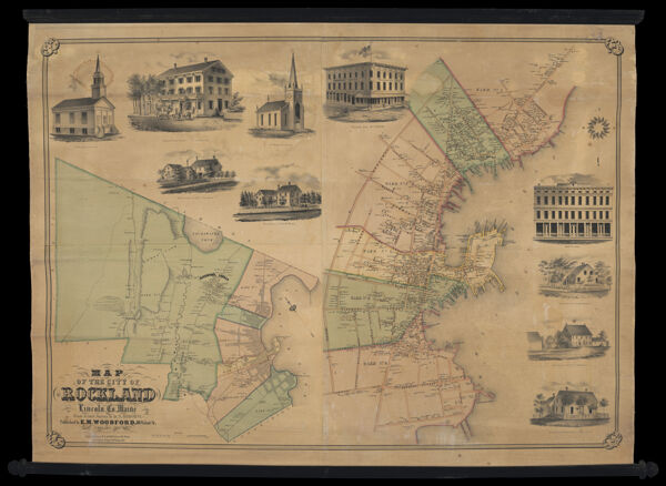 Map of the city of Rockland, Lincoln Co., Maine