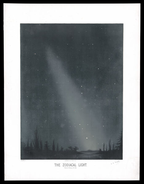 The Zodiacal Light. Observed February 20, 1876.