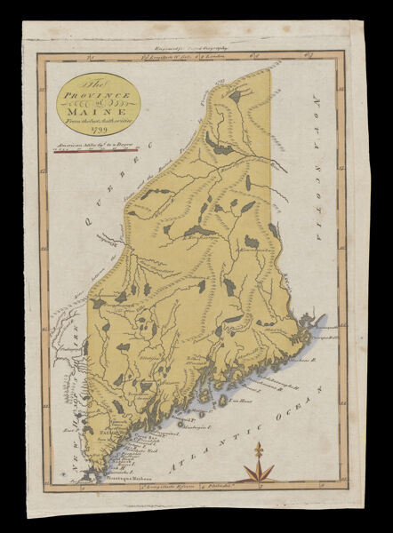 The Province of Maine from the best Authorities 1799