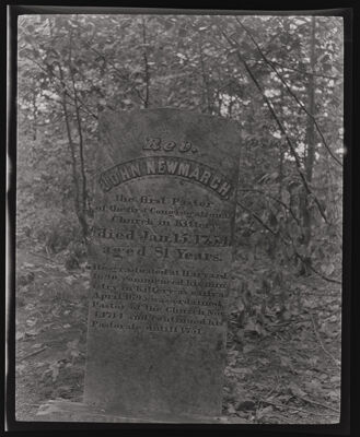 Rev. John March's Memorial Stone