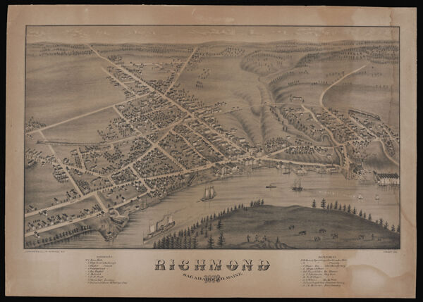 Richmond Sagadahoc Co. Maine. 1878