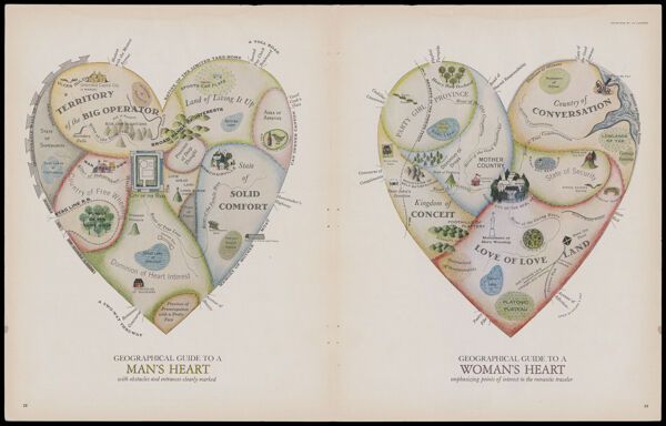 Geographical Guide to a Man's Heart / Geographical Guide to a Woman's Heart